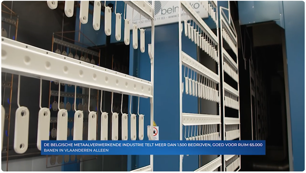 Bij Metafox plaatste Belmeko een continue poederlakinstallatie