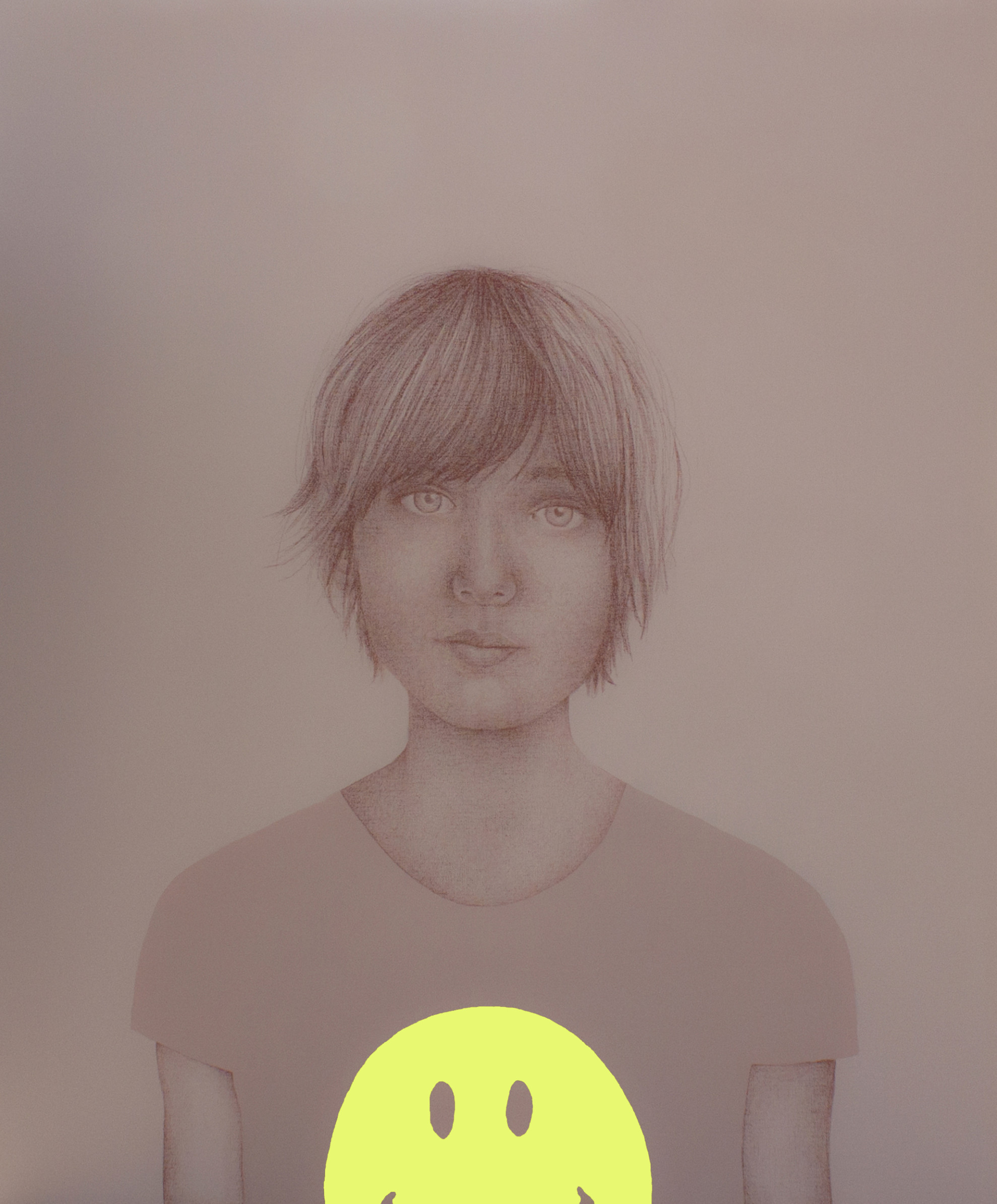 the laughing andréa, 100x120x2,4 