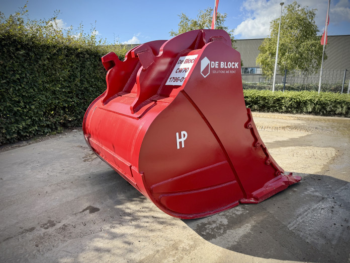 1796 - Tandenbak HEAVY DUTY CW70 DPLR14-2000mm 5000L 3