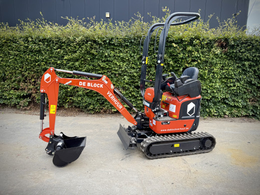 1002 - Minigraver 1 ton Kubota U10-5 4