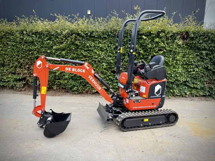 1002 - Minigraver 1 ton Kubota U10-5 4