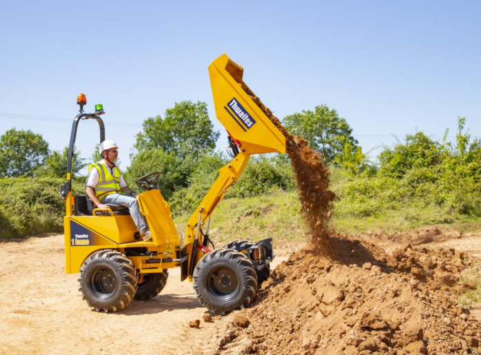 3202 - Dumper lv 1 ton Thwaites High Tip 2