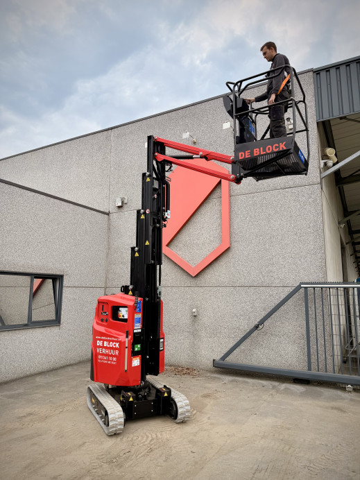 4710 - Verticale masthoogwerker rups WH 9,3m Heron 10 SB E 2