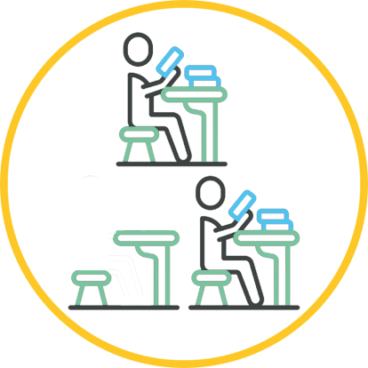 Praktisch vrije plaatsen