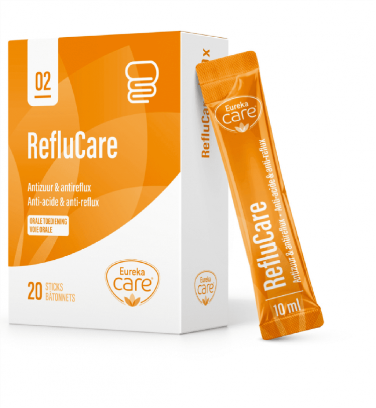 RefluCare — sticks anti-reflux triple action aux galactomannanes naturels