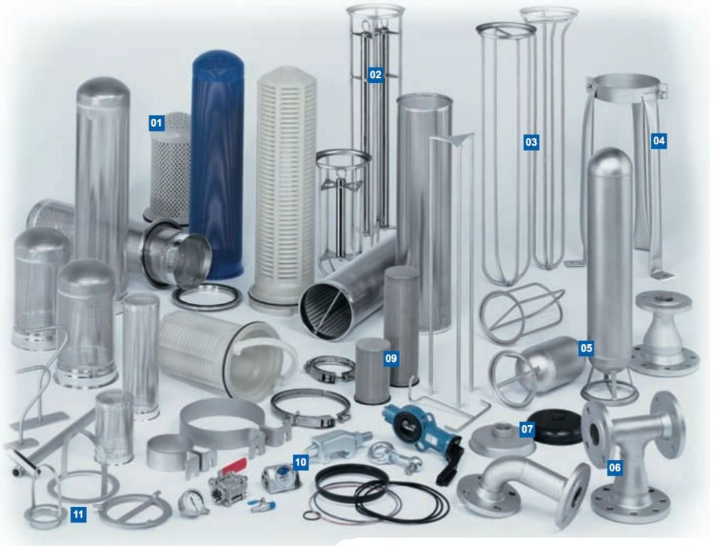 Accessoires voor industriële filtratieproducten
