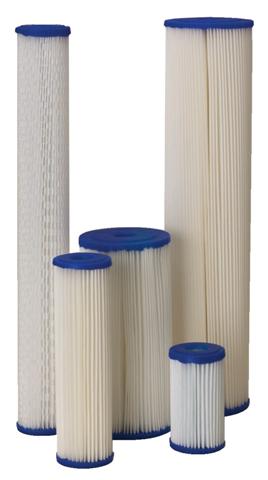 Geplooide polyester filters