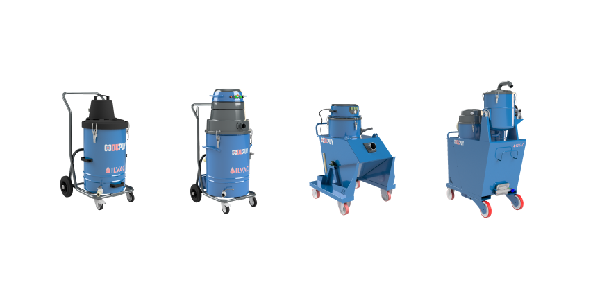 Industriële olie- en spanenstofzuigers, industriële filtratieproducten