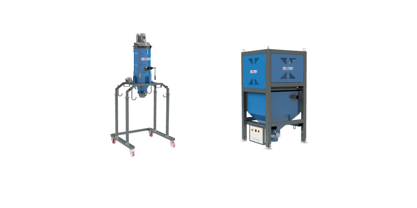 Industriële silo's, industriële stofzuigers en industriële filtratieproducten