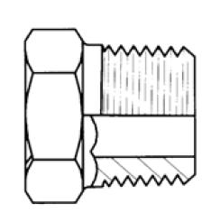 Afbeelding van mannelijk schroefdraadfitting