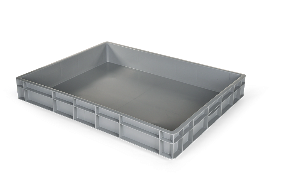 Stackable euronorm box, closed bottom and closed sides - Dividers - E8612-1150 Stackable euronorm box, closed bottom and closed sides - Dividers - E8612-1150