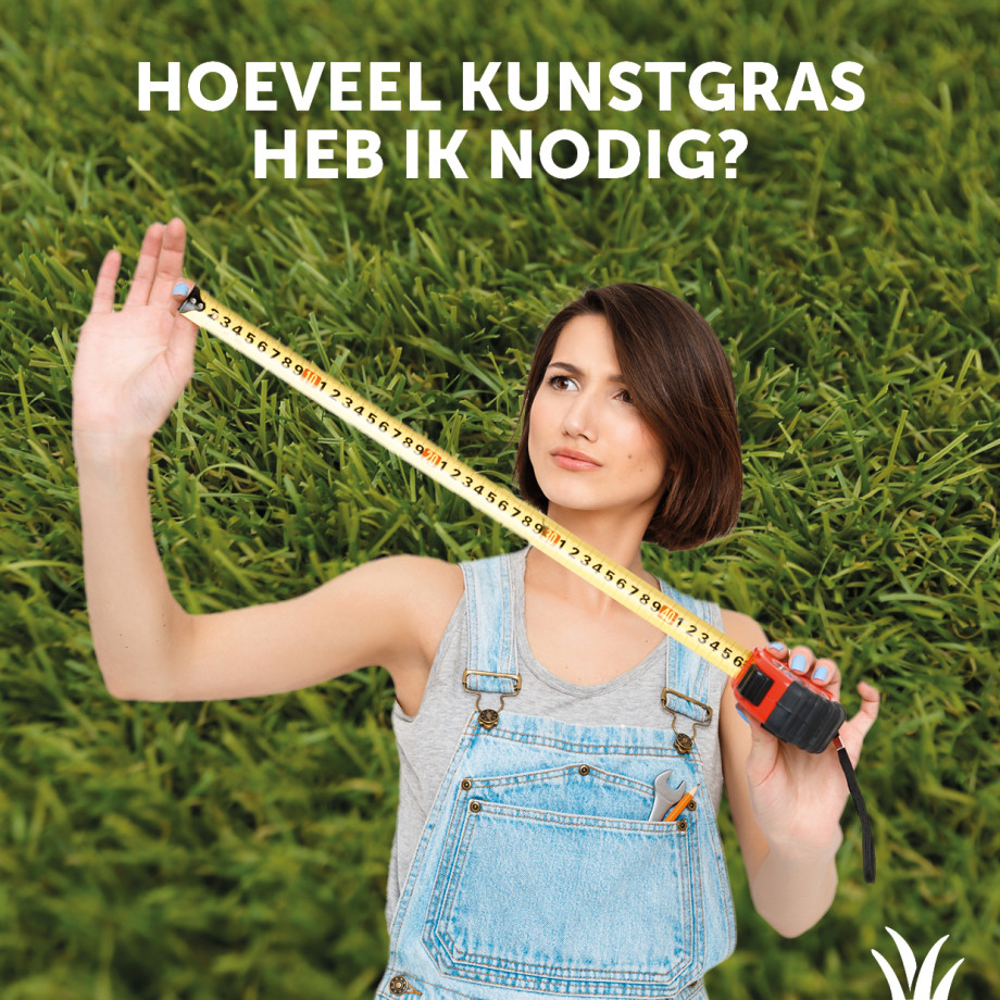 Grasmeester kunstgras - Hoeveel kunstgras heb ik nodig?