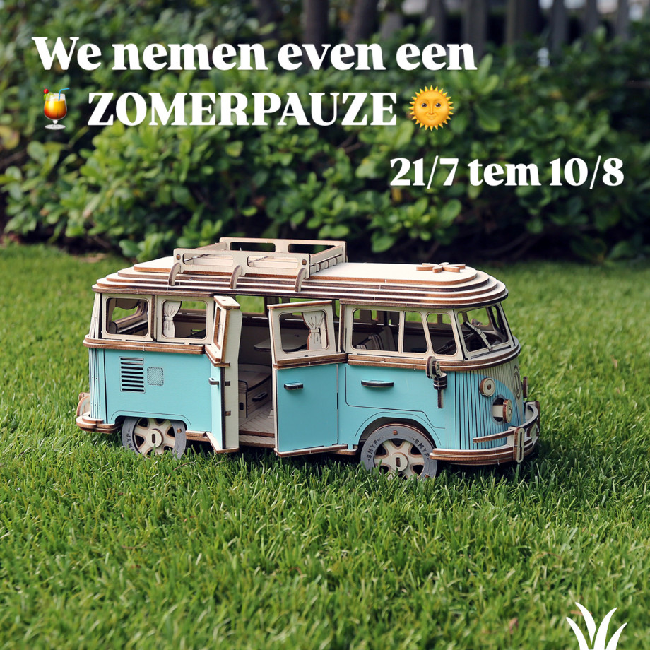 Grasmeester kunstgras - We nemen even een zomerpauze