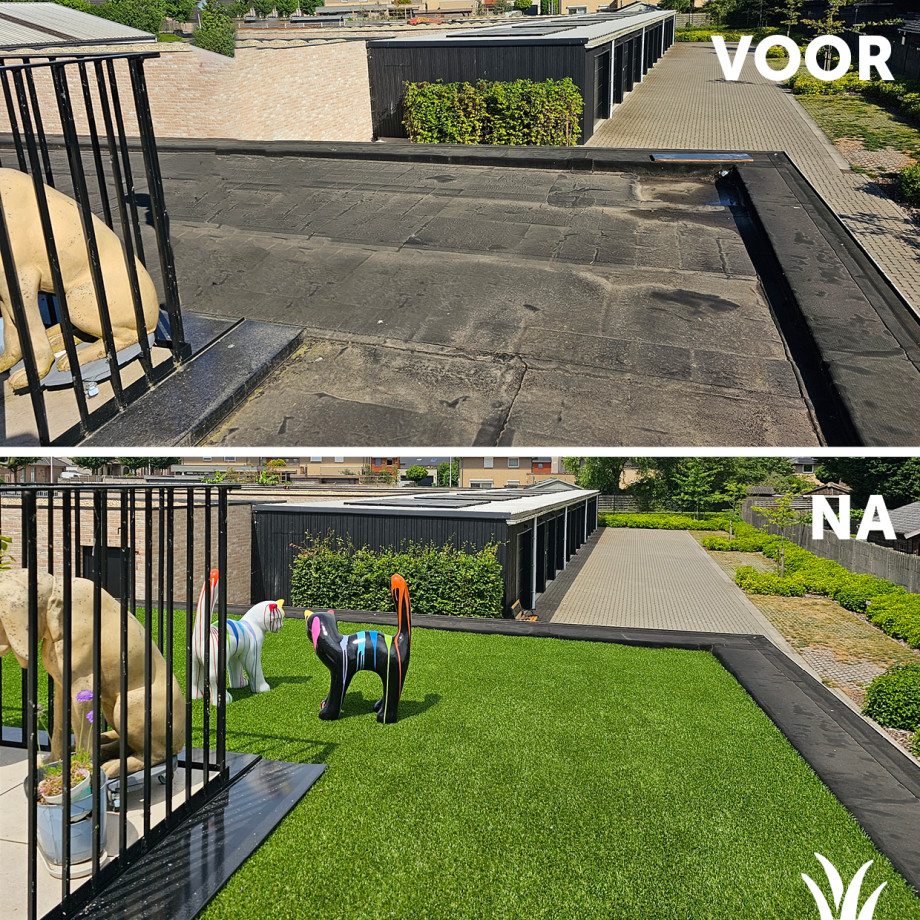 Grasmeester kunstgras - Maak er een groen uitzicht van! 
