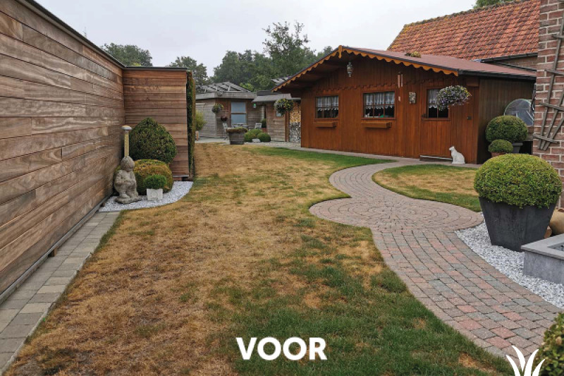 Grasmeester kunstgras - Dood gazon voor de installatie van kunstgras Grasmeester kunstgras - Dood gazon voor de installatie van kunstgras