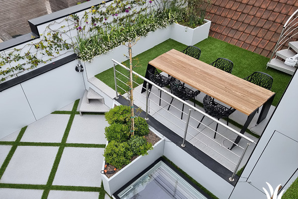 Grasmeester - Kunstgras geschikt voor terras of appartement (balkon)