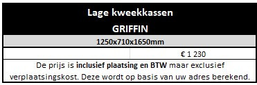 Griffin low coldframe NL