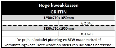 Griffin tall coldframe NL
