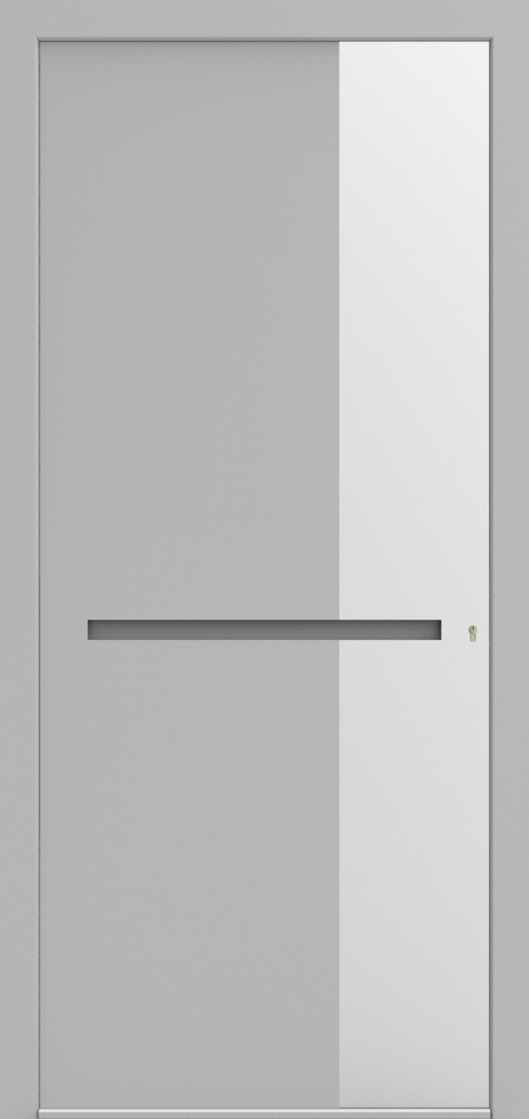 Porte d'entrée 3D JULIEN de la gamme Minimal posée par les établissements CELEREAU à Roncq Porte d'entrée 3D JULIEN de la gamme Minimal posée par les établissements CELEREAU à Roncq