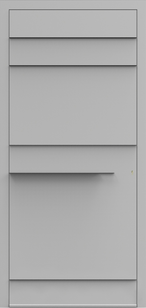 Porte d'entrée 3D GERMAIN de la gamme Minimal posée par les établissements CELEREAU à Roncq Porte d'entrée 3D GERMAIN de la gamme Minimal posée par les établissements CELEREAU à Roncq