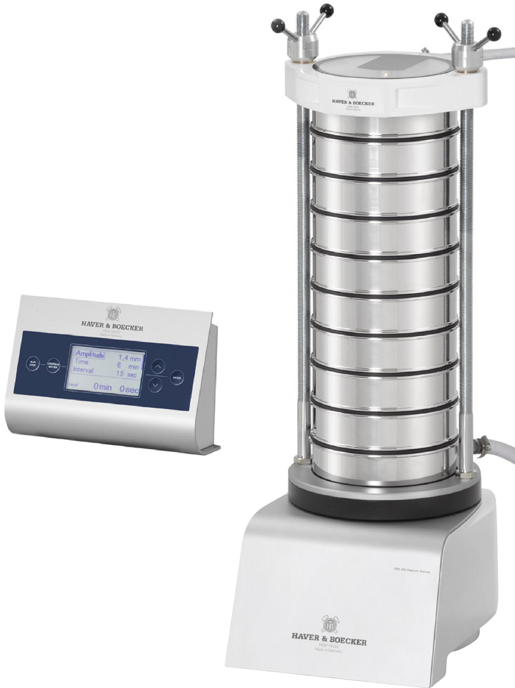 HAVER EML 200 Premium Remote | De HAVER EML 200 Premium Remote biedt een aparte besturingseenheid voor natte zeefanalyse. Het ontwerp en functie van het deksel is geweest...