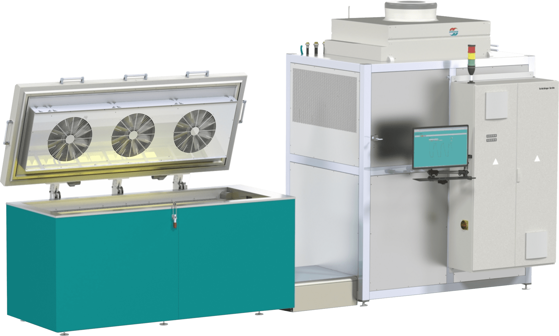 HiLAB - Schleibinger - Vorstdooikast WF systems_01 | Le système WF est une chambre de dégel avancée, conçue pour tester rigoureusement la résistance des matériaux de construction aux cycles de...