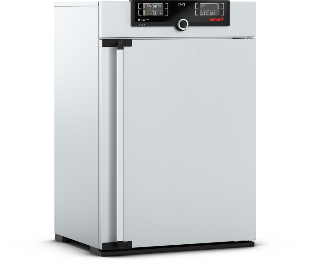 IF160plus_Geschlossen_shadow | De Memmert incubator leent zich perfect voor alle toepassingen met een temperatuur tot +80 °C in het labo, in het bijzonder voor het incuberen...