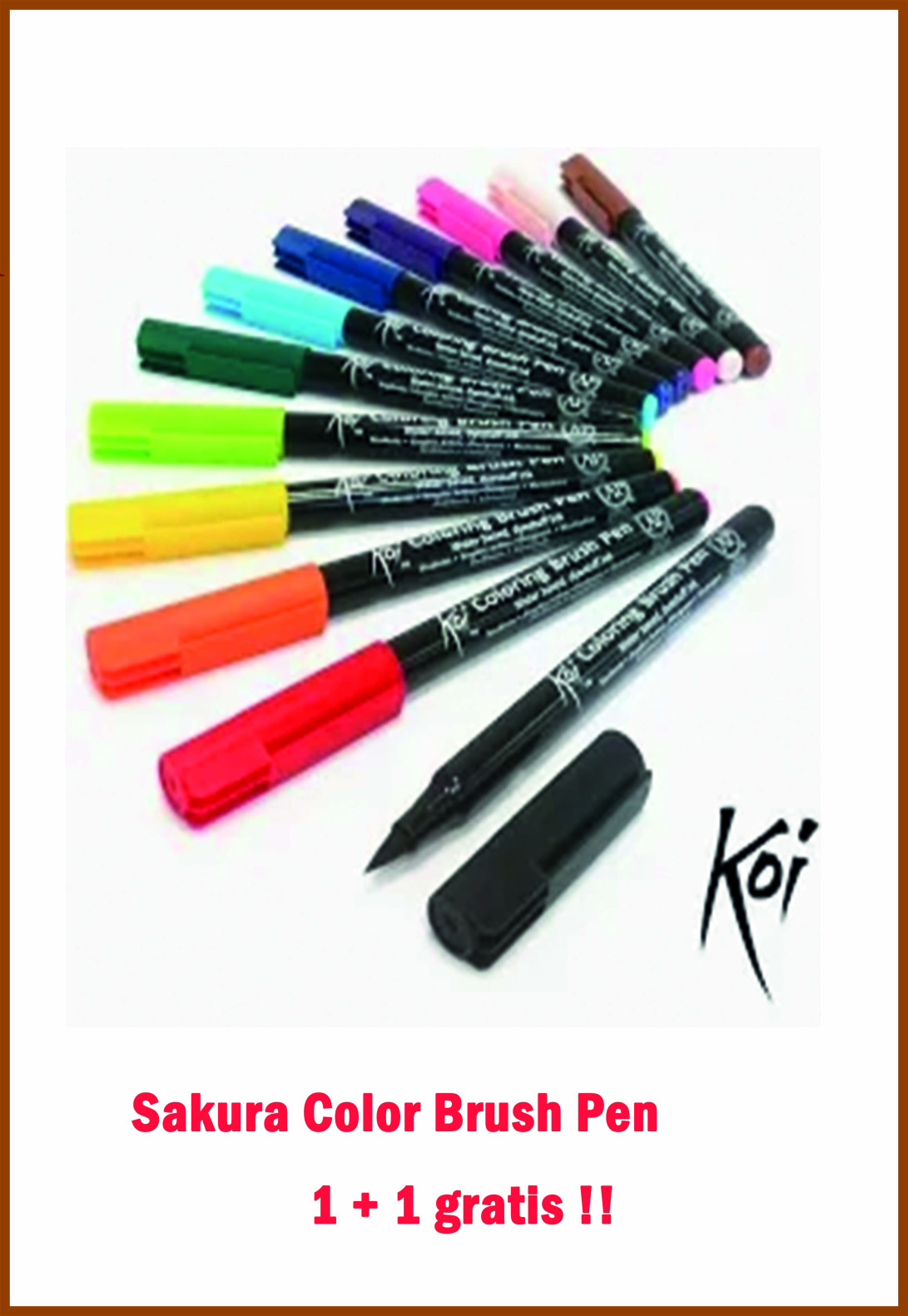 Sakura Color Brush Pen - A4 kopie