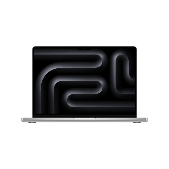 MacBook_Pro_14-in_M3_Silver_Pure_Front_Open_Scree
