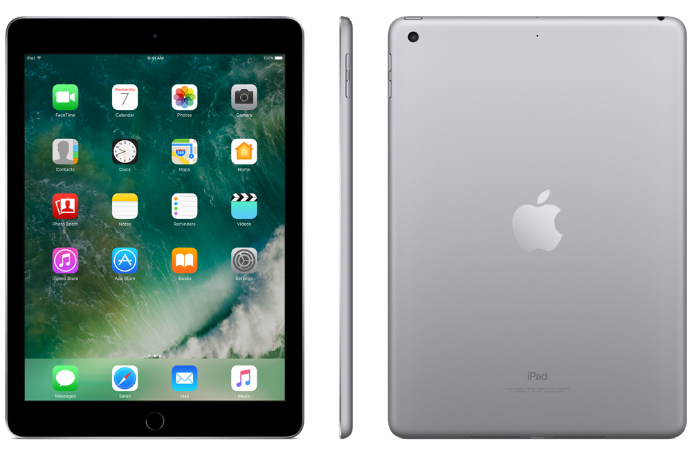 iPad 32-128 GB spacegrijs angles