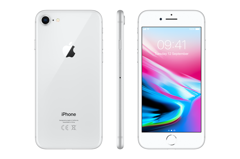 iPhone 8 zilver_1