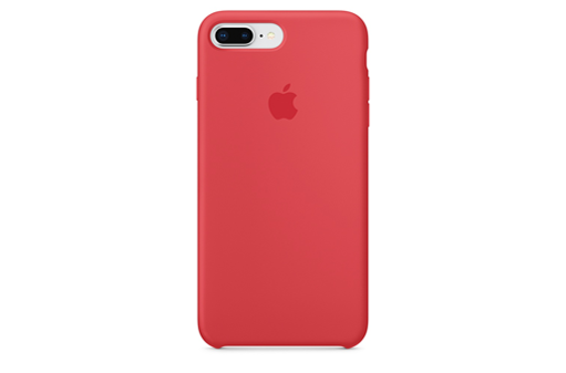 iPhone78Plus-silliconen-RedRasberry