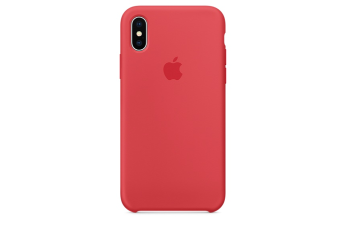 iPhoneX-silliconen-RedRasberry