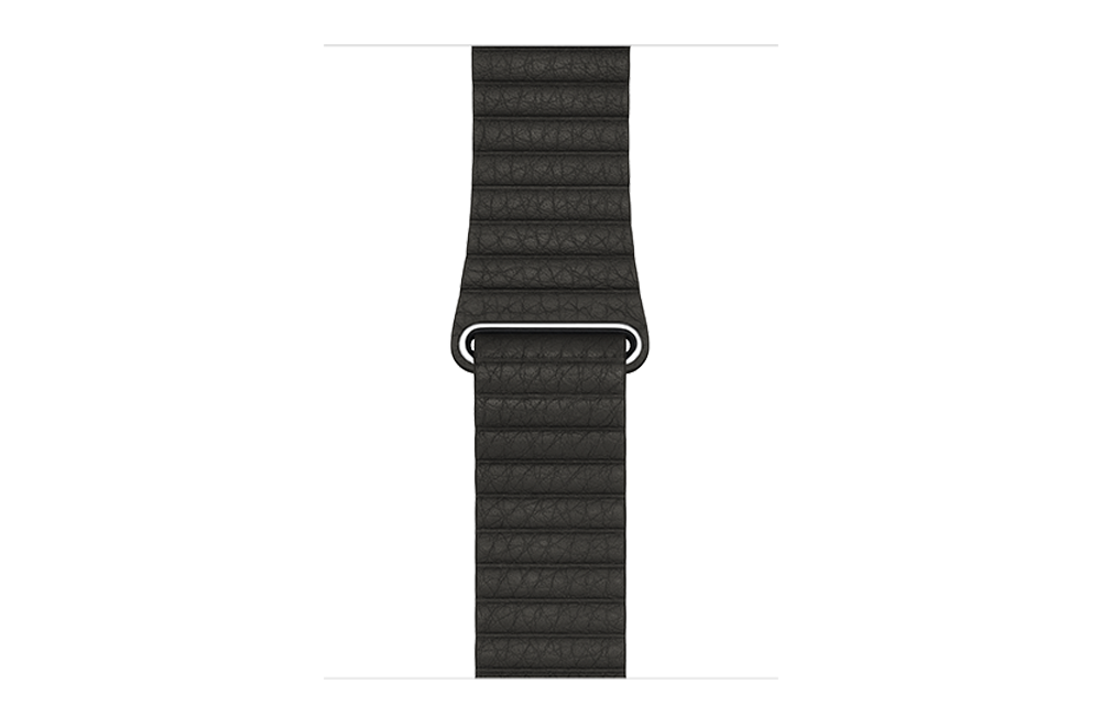 watchband-houtkoolgrijs-leer-medium-42mm