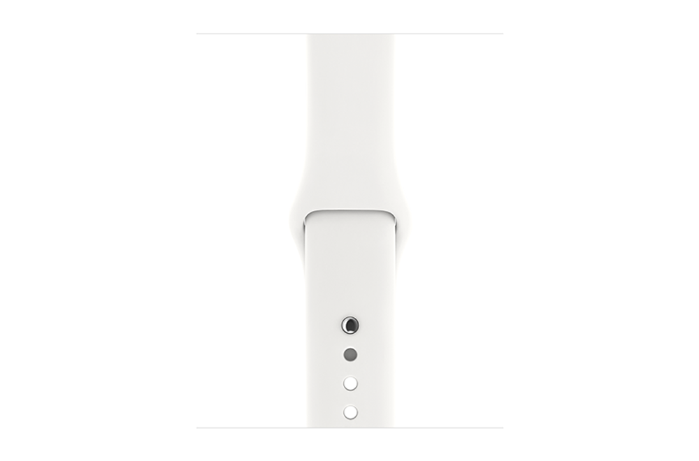 watchband-zacht wit-42mm