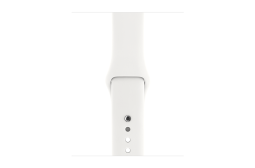 watchband-zacht wit-42mm
