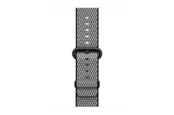 watchband-zwart geruit-geweven-38mm