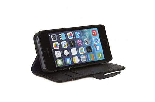 Decoded-Leather-Wallet-Case-met-magneet-sluiting-voor-iPhone-5--5s--SE-Zwart 3
