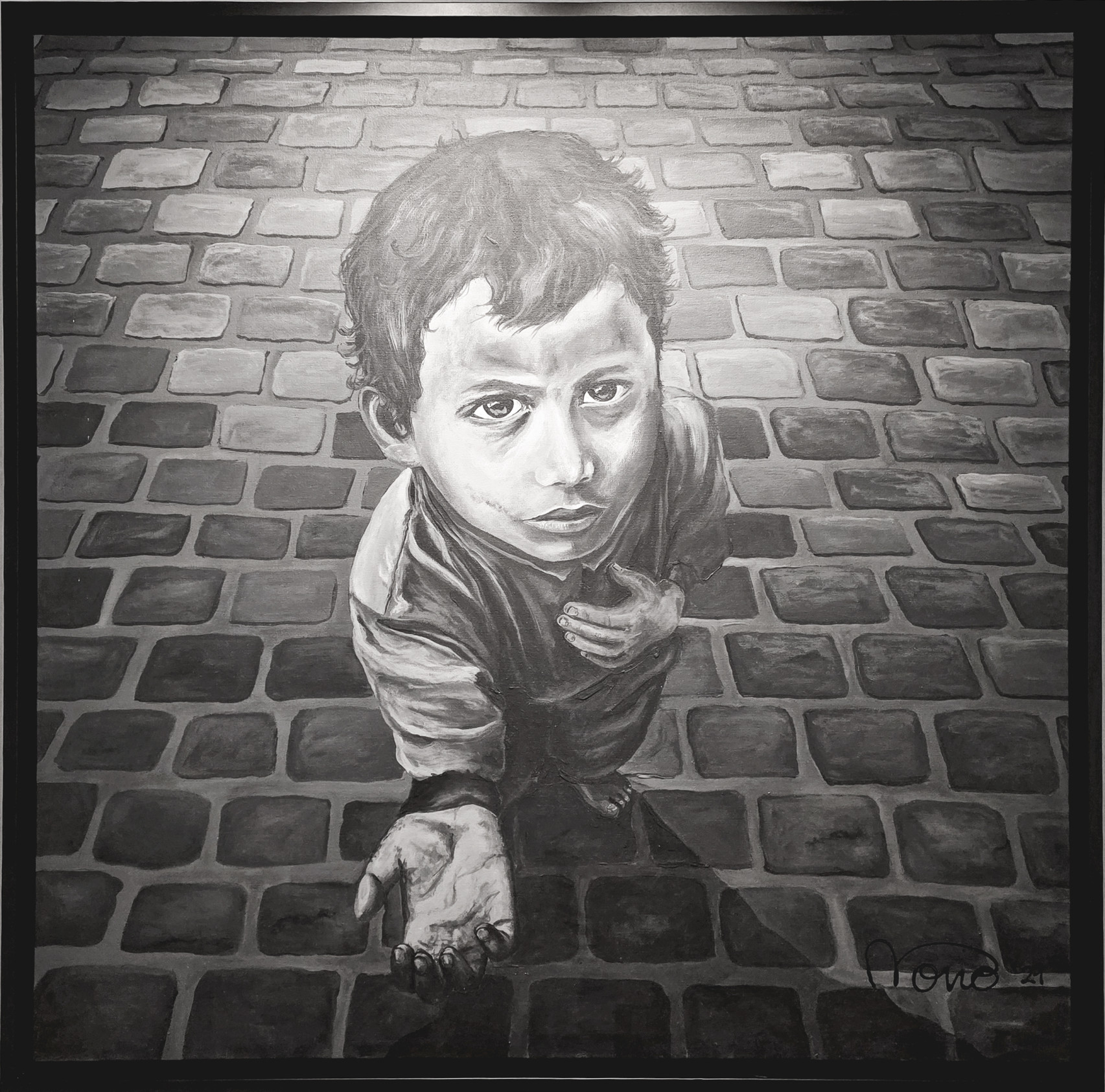 The begging child-A
