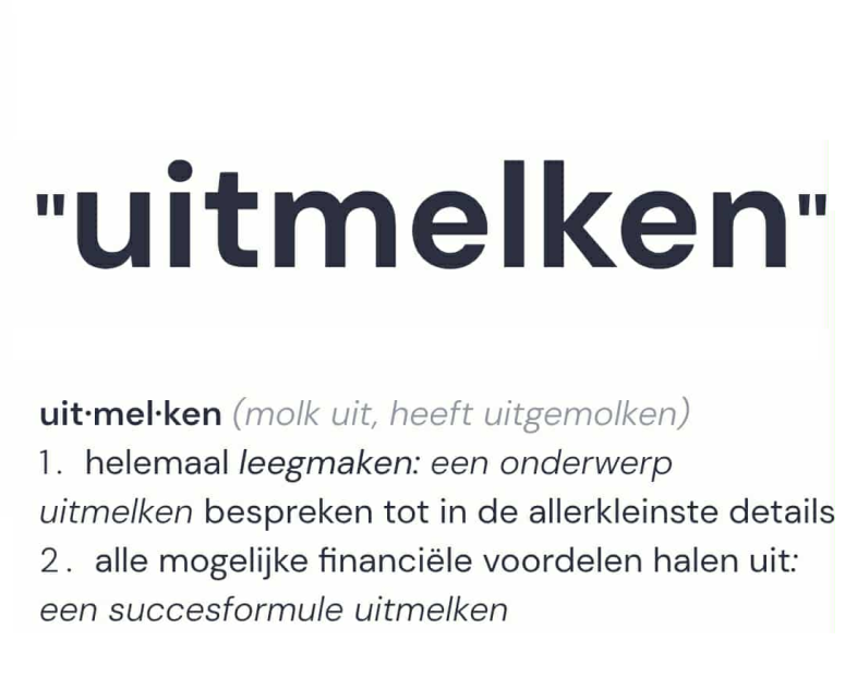 Uitmelkenn