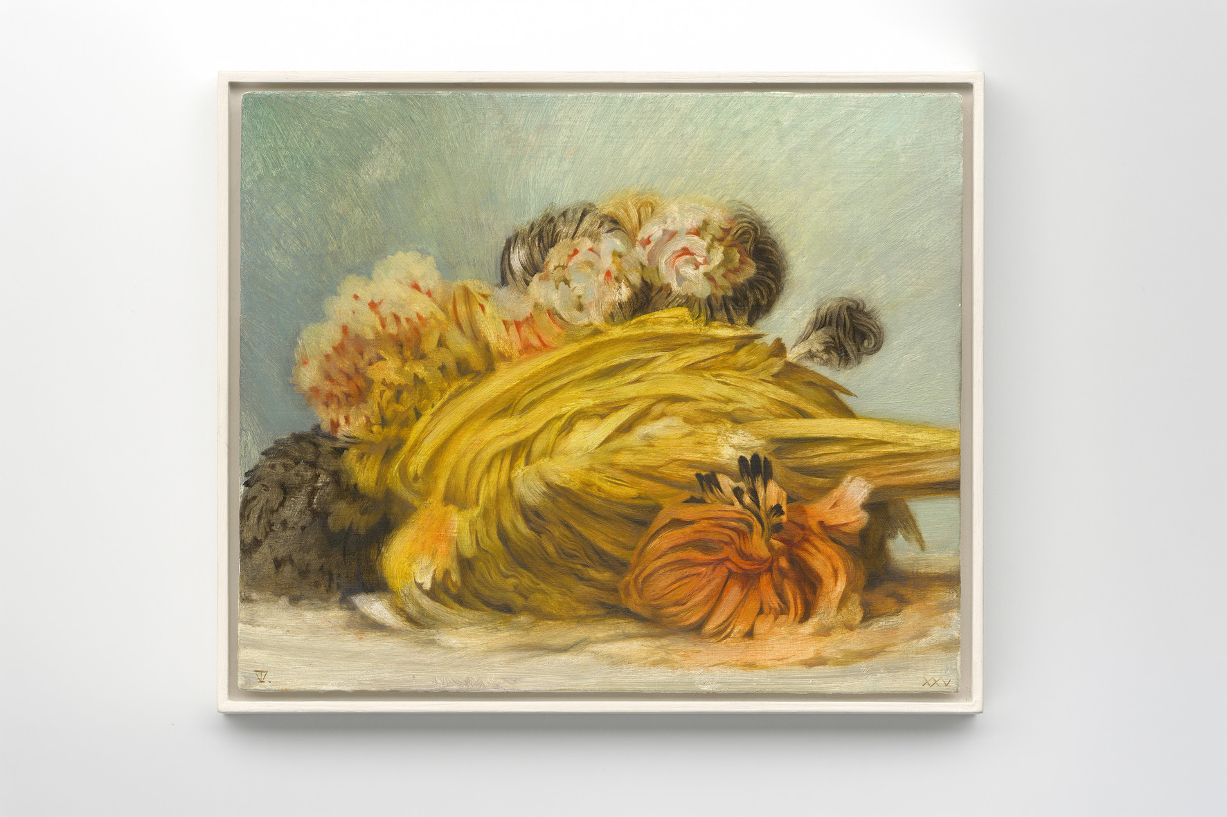 TV 1.25, oil on panel, 27.5 x 33 cm, frame 29.5 x 35 cm