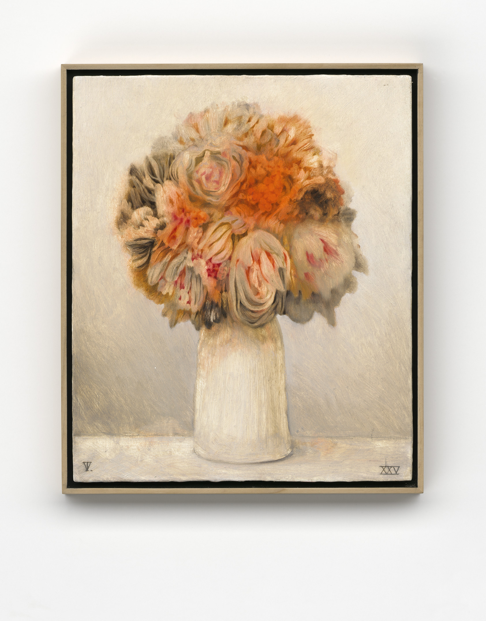 TV 7.25, oil on panel, 33 x 27.5 cm frame 35 x 29.5 cm-