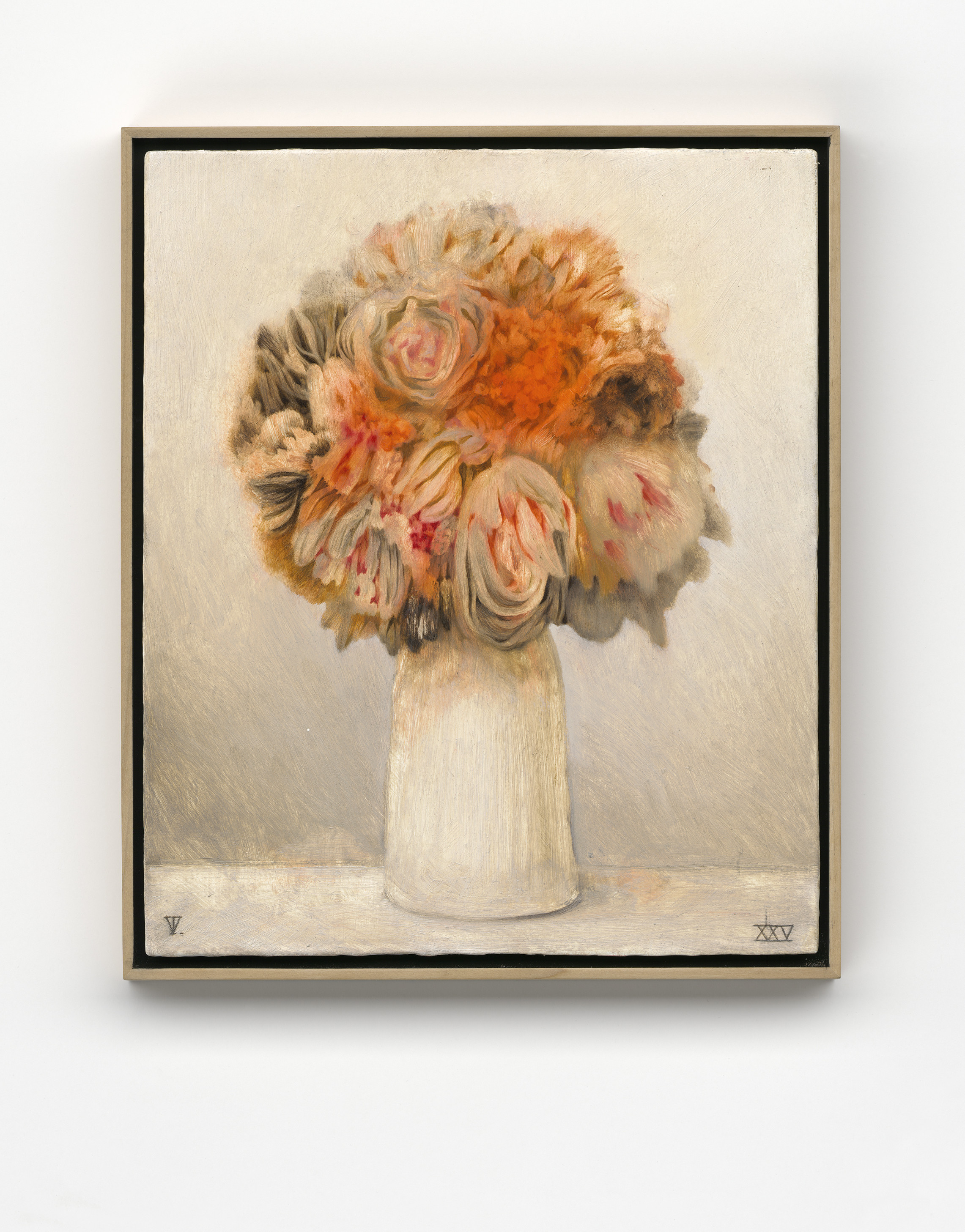 TV 7.25, oil on panel, 33 x 27.5 cm frame 35 x 29.5 cm-