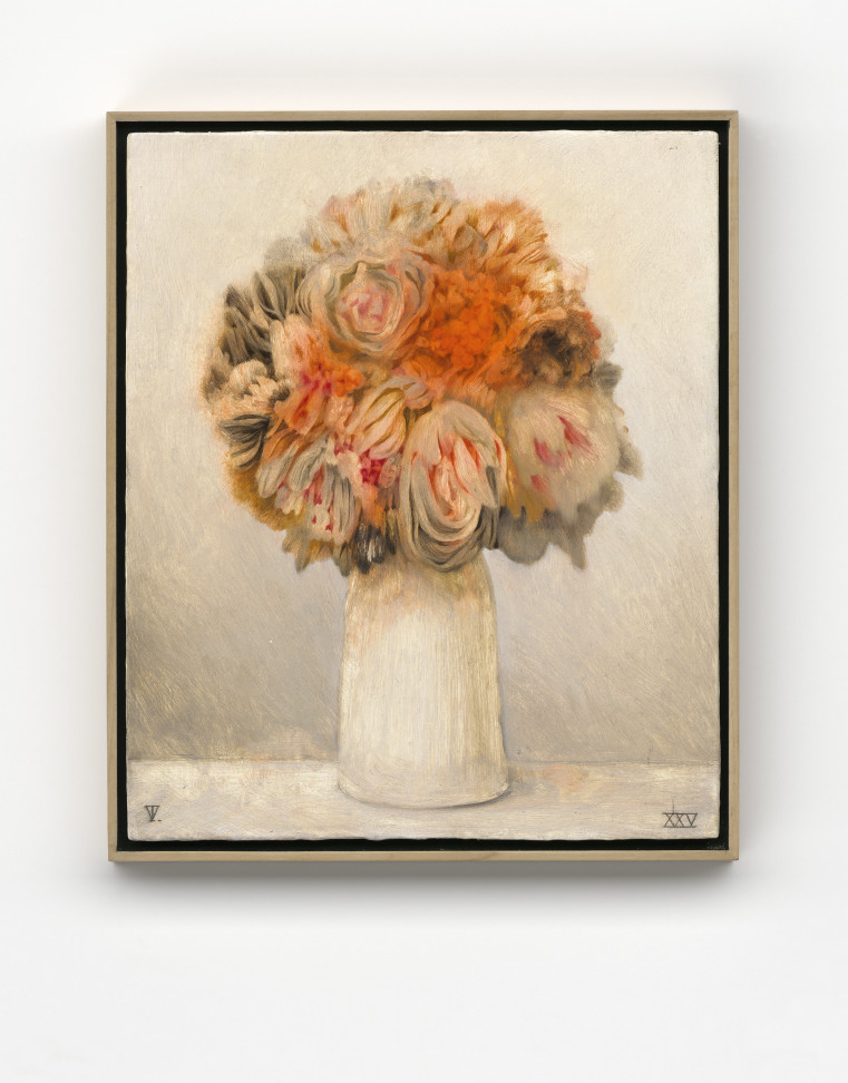 TV 7.25, oil on panel, 33 x 27.5 cm frame 35 x 29.5 cm-