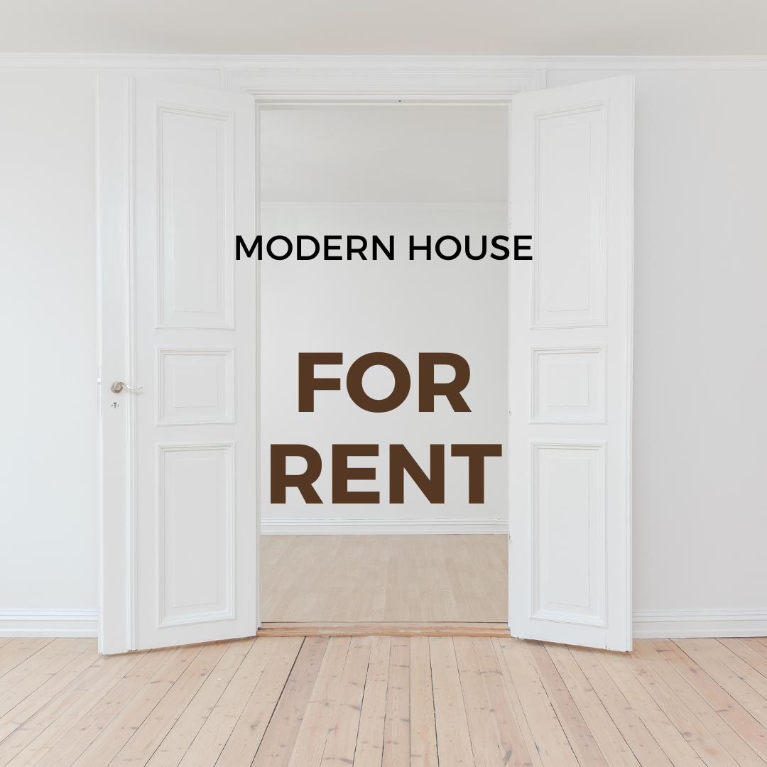 Brown Modern Open House Real Estate Instagram Post