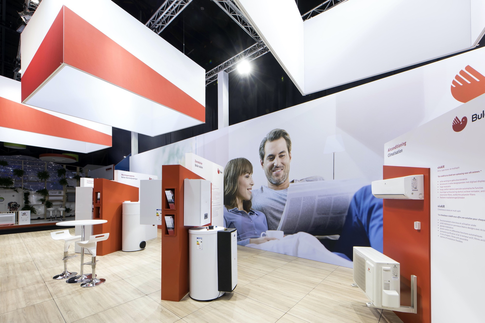 Bulex Voor Bulex realiseerden wij een moderne beursstand op maat, volledig afgestemd op de uitstraling en producten van het merk. Met een doordachte standenbouw zorgden we voor maximale zichtbaarheid en een professionele presentatie op de beursvloer.