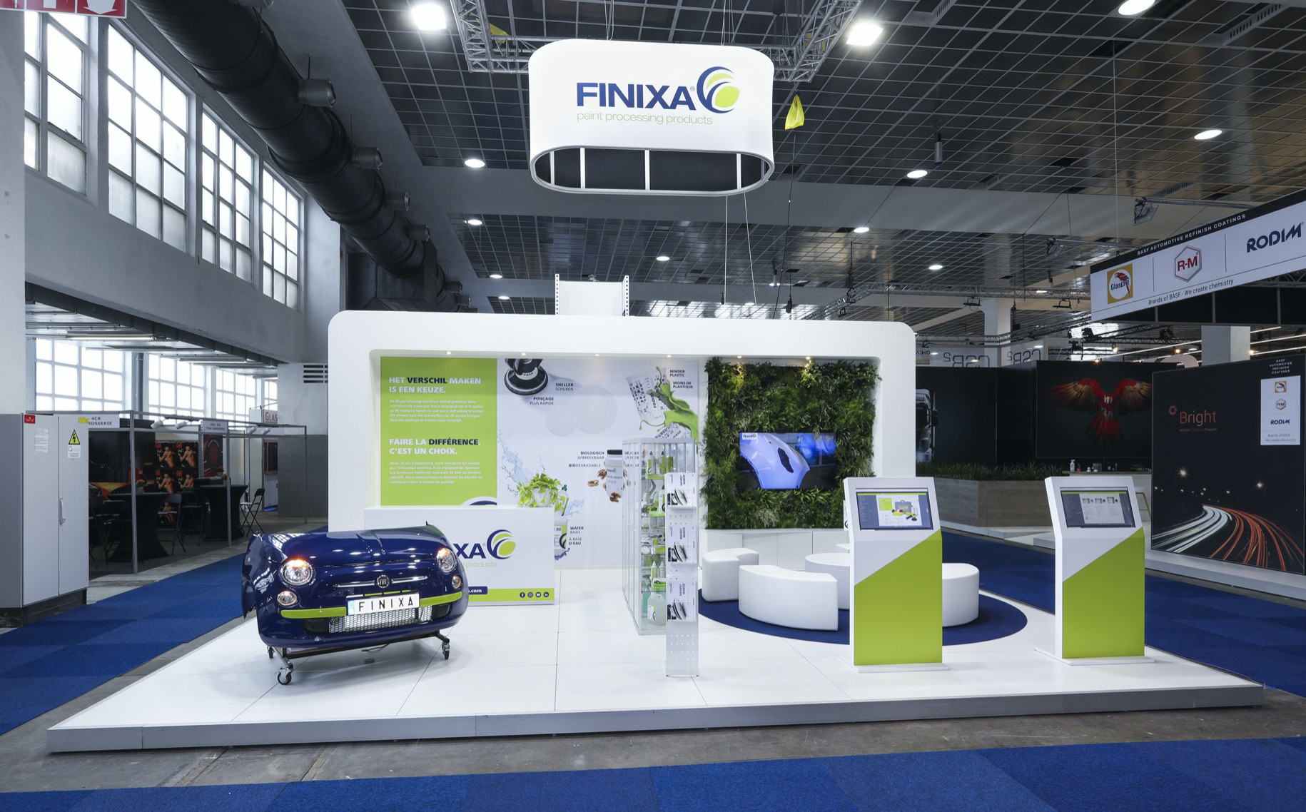 Finixa Voor Finixa realiseerde Travelexpo een professionele beursstand tijdens AutoTechnica. De focus lag op een technische en dynamische presentatie van innovatieve producten voor de automotive sector. De combinatie van branding, productdisplay en praktische indeling zorgde voor maximale zichtbaarheid op de beurs.