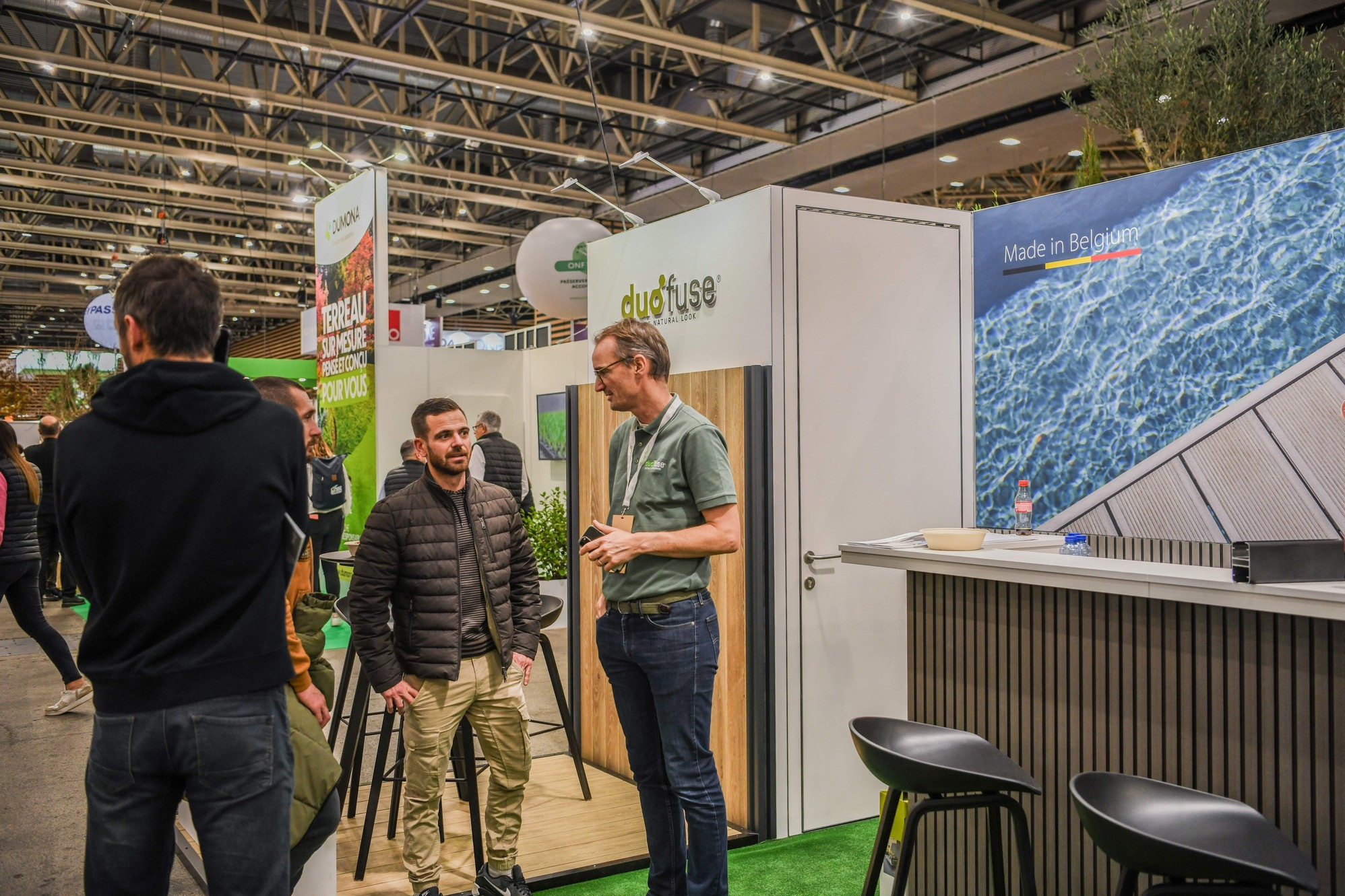 Plastivan Voor Plastivan bouwde Travelexpo een maatwerk beursstand op Paysalia, ontworpen voor een sterke presentatie van tuin- en outdoorproducten.