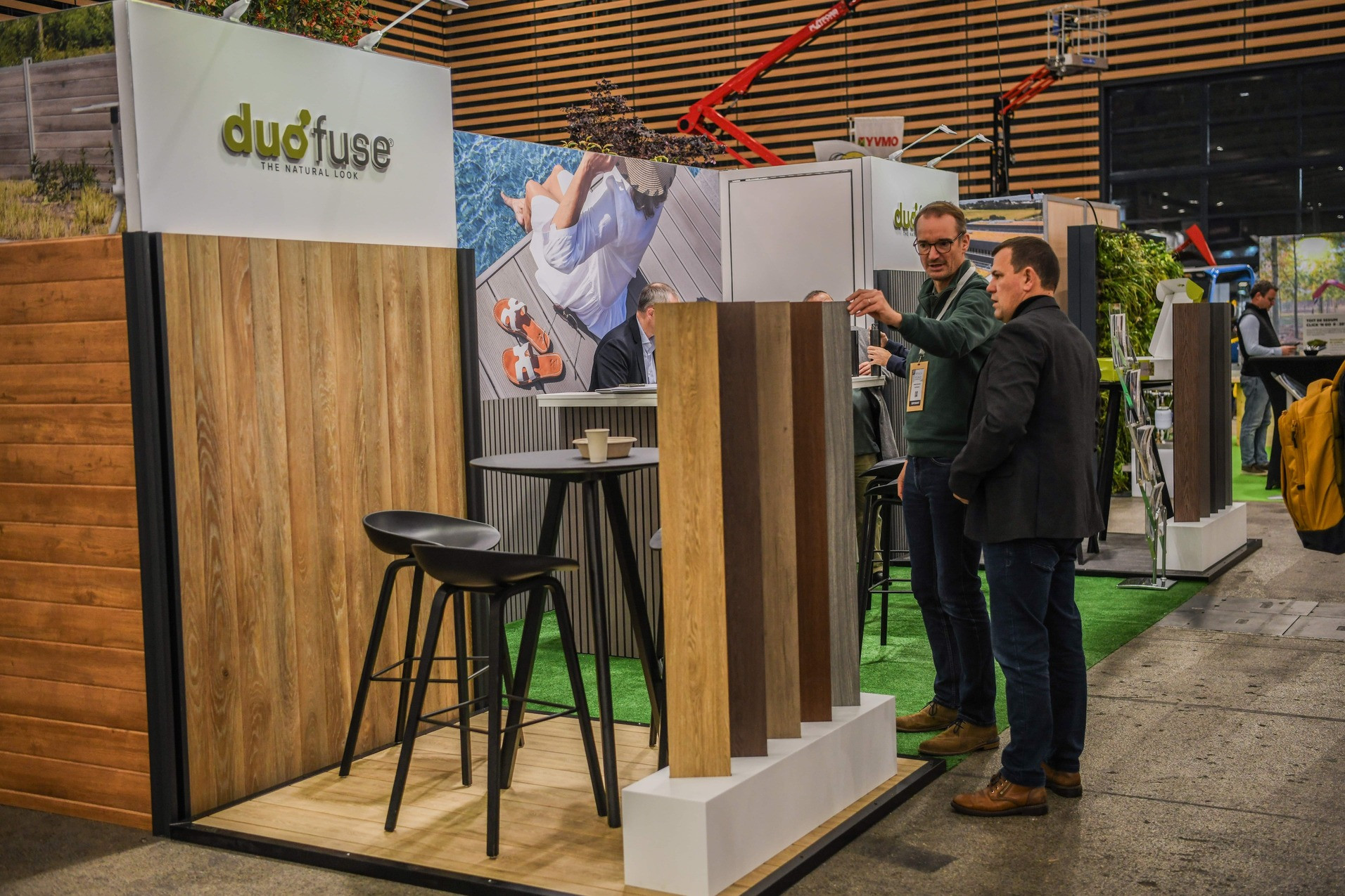 Plastivan Voor Plastivan bouwde Travelexpo een maatwerk beursstand op Paysalia, ontworpen voor een sterke presentatie van tuin- en outdoorproducten.