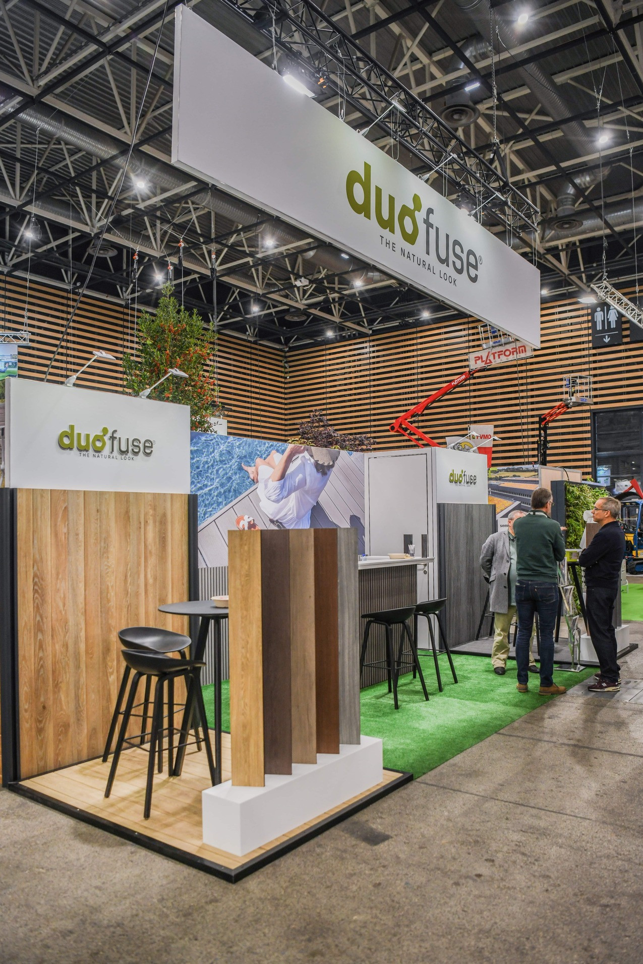 Plastivan Voor Plastivan bouwde Travelexpo een maatwerk beursstand op Paysalia, ontworpen voor een sterke presentatie van tuin- en outdoorproducten.